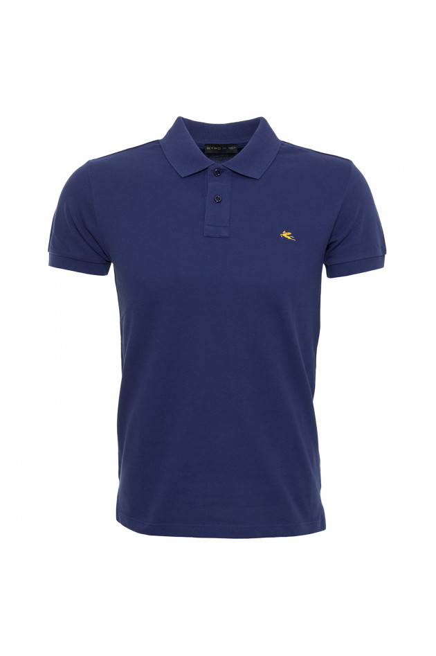 Etro Poloshirt in Royalblau