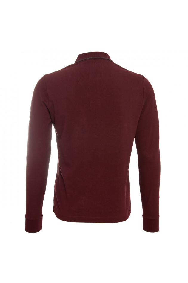 Moncler Poloshirt in Weinrot
