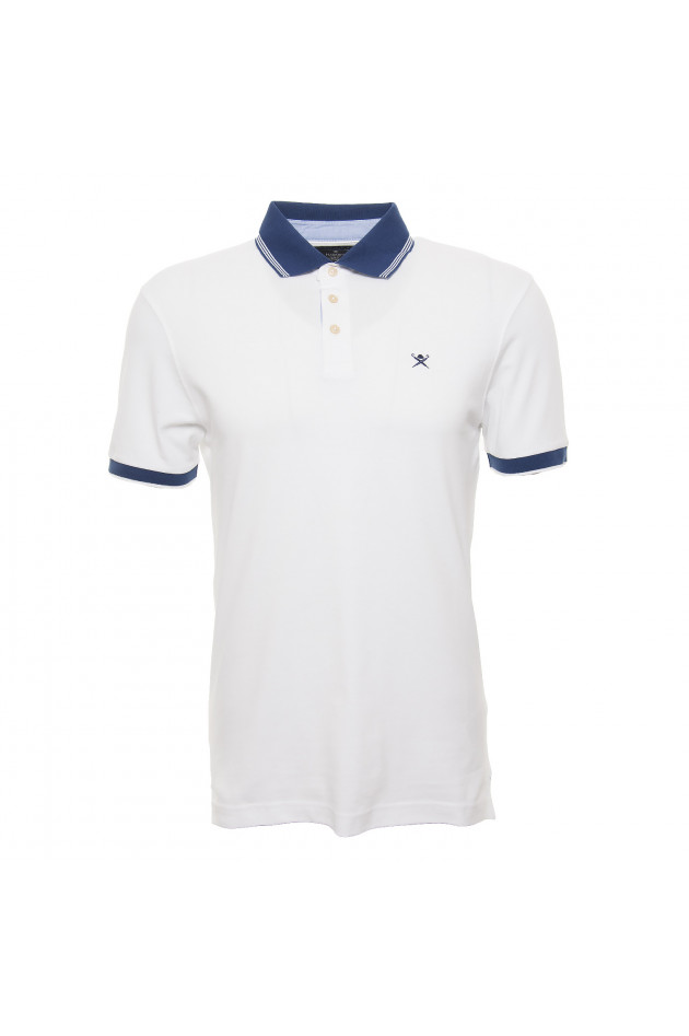 Hackett London Poloshirt in Weiß