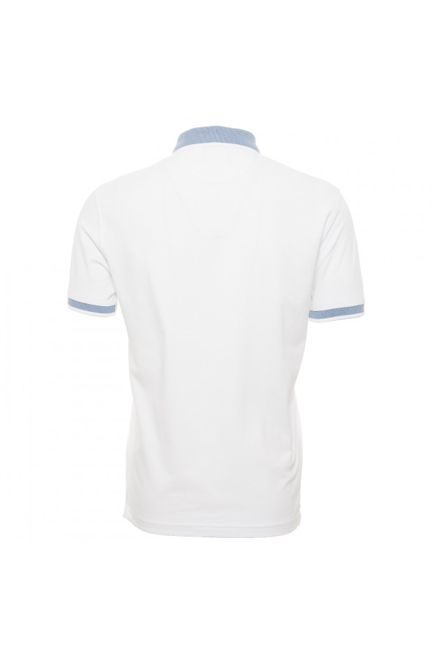Hackett London Poloshirt in Weiß