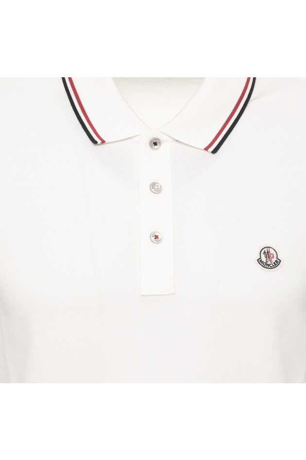 Moncler Poloshirt in Weiß