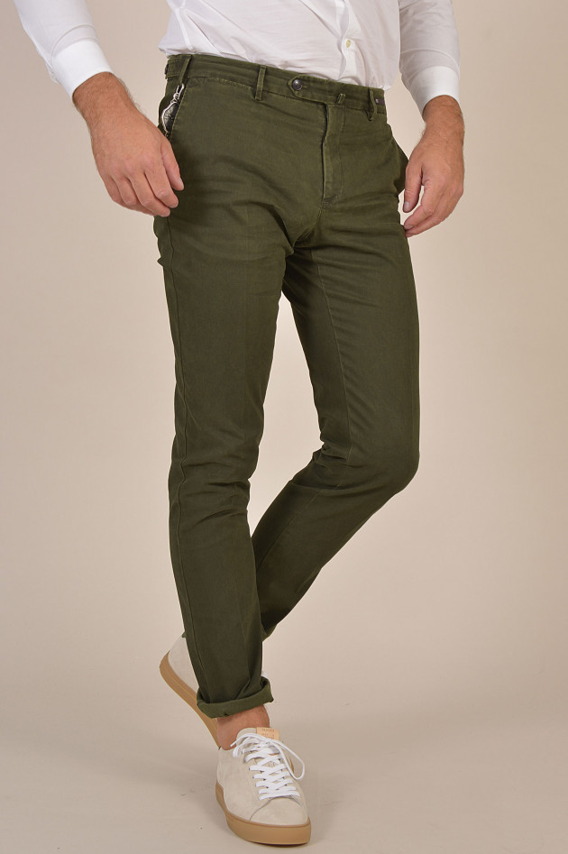 PT01+PT05 Baumwollhose in Oliv