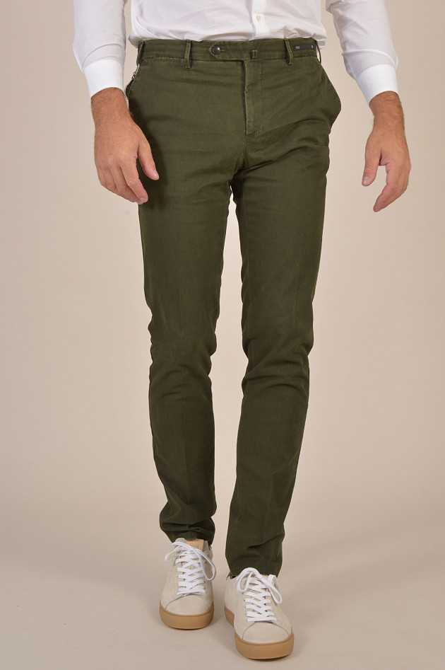 PT01+PT05 Baumwollhose in Oliv