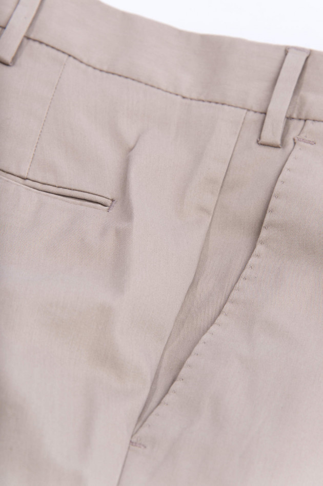 PT01+PT05 Chino mit Dekornaht in Taupe