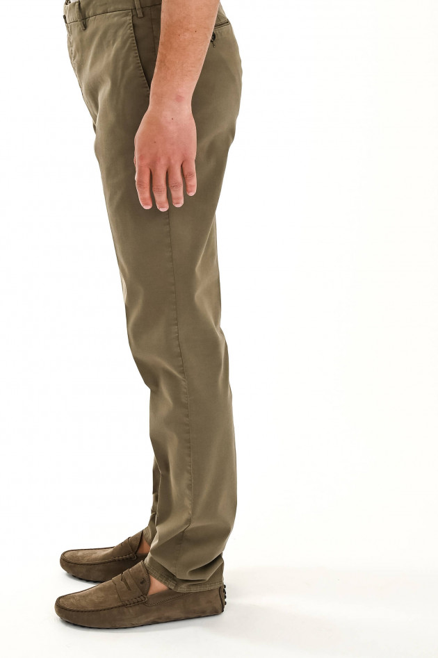 PT01+PT05 Hose aus  Baumwollstretch in Oliv