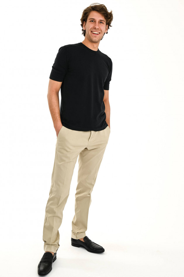 PT01+PT05 Hose aus Baumwollstretch in Sand