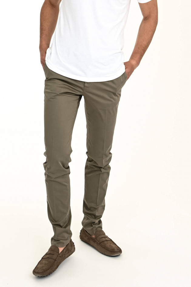 PT01+PT05 Hose aus Baumwolle in Taupe