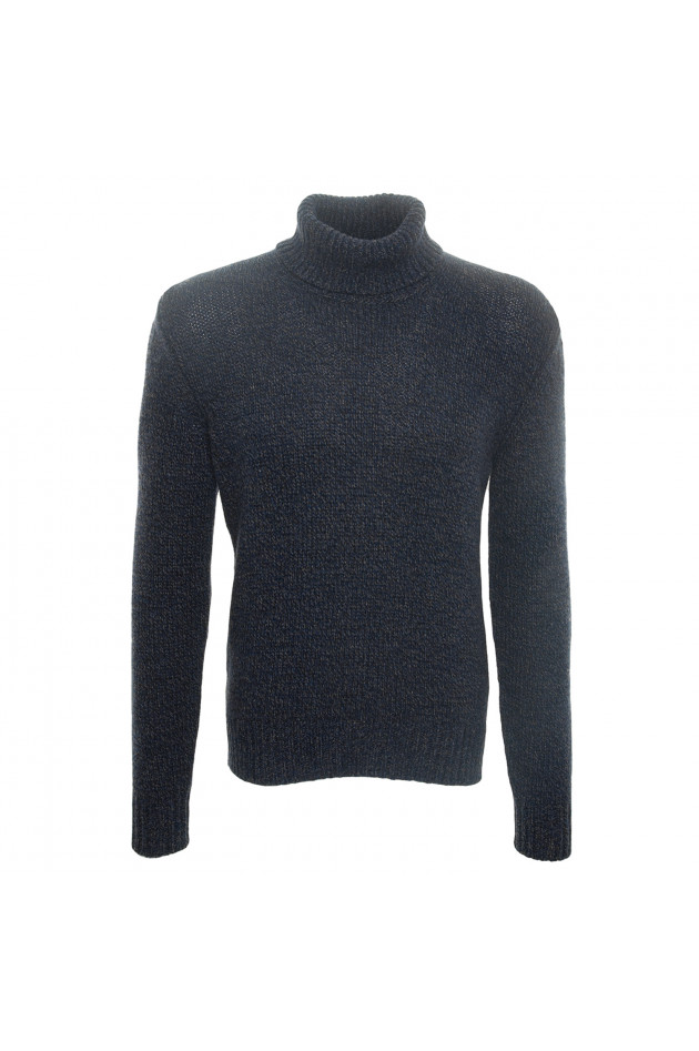 Hackett London Rollkragenpullover in Dunkelblau