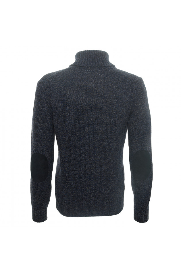 Hackett London Rollkragenpullover in Dunkelblau