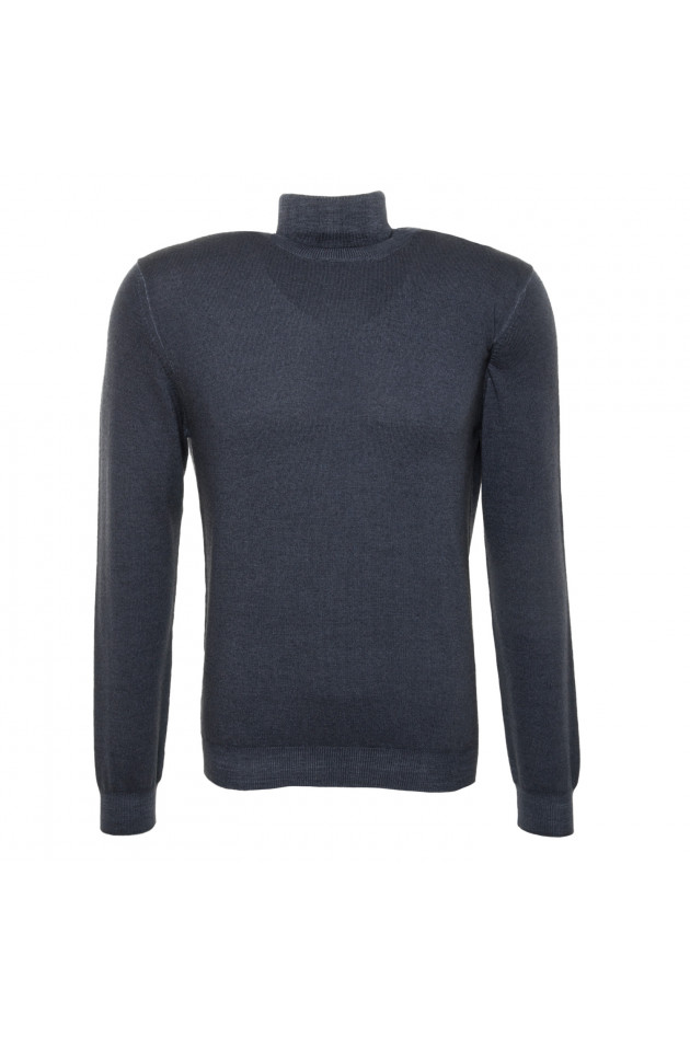 Zanieri Rollkragenpullover in Navy