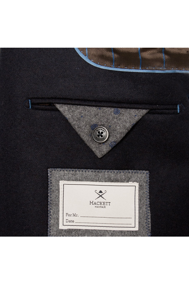 Hackett London Sakko in Navy/Braun