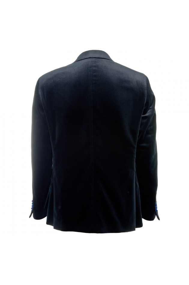Etro Samtsakko in Navy