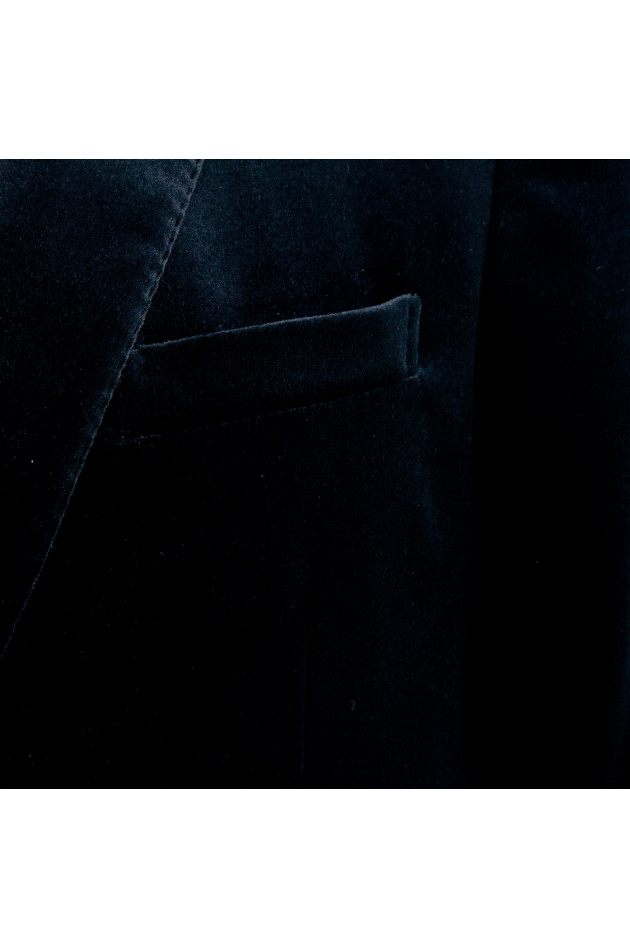 Etro Samtsakko in Navy