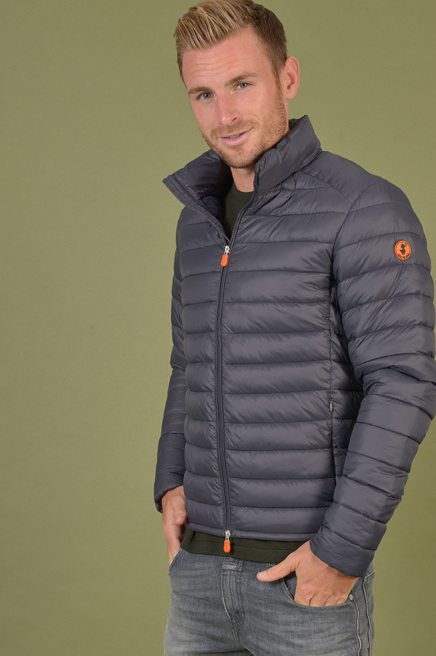 Save the duck Jacke in Grau/Blau/Schwarz