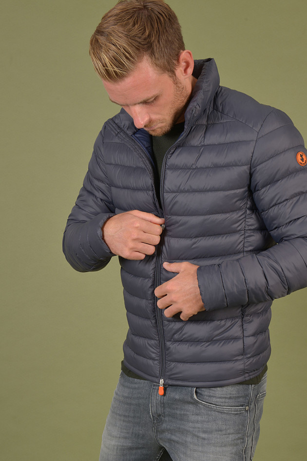 Save the duck Jacke in Grau/Blau/Schwarz