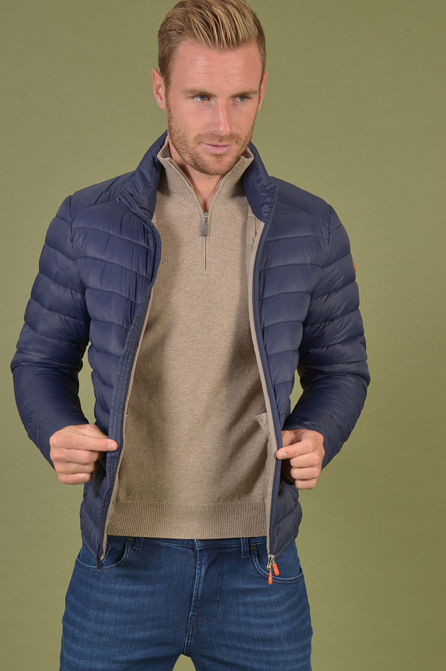 Save the duck Jacke in Navy/Taupe