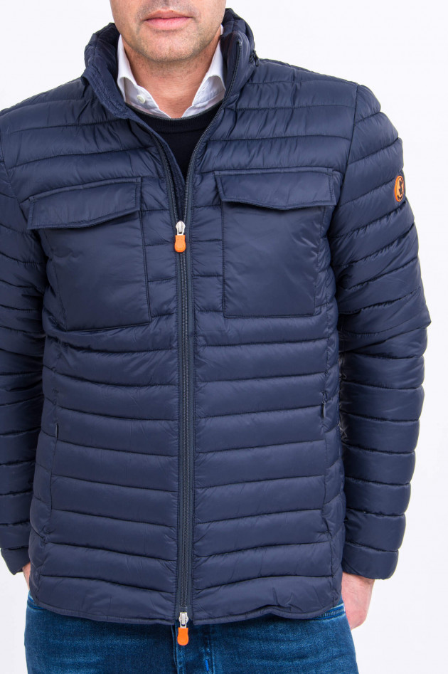 Save the duck Steppjacke mit Stehkragen in Navy