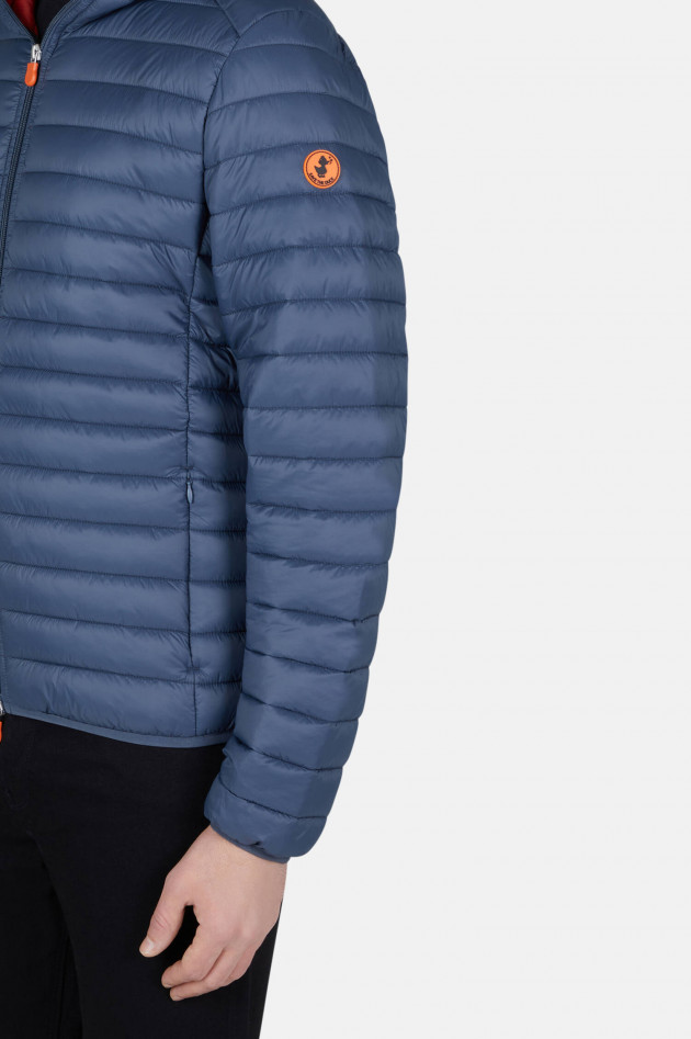 Save the duck Steppjacke in Rauchblau