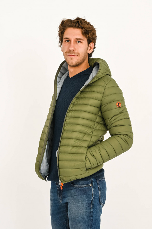 Save the duck Steppjacke in Oliv