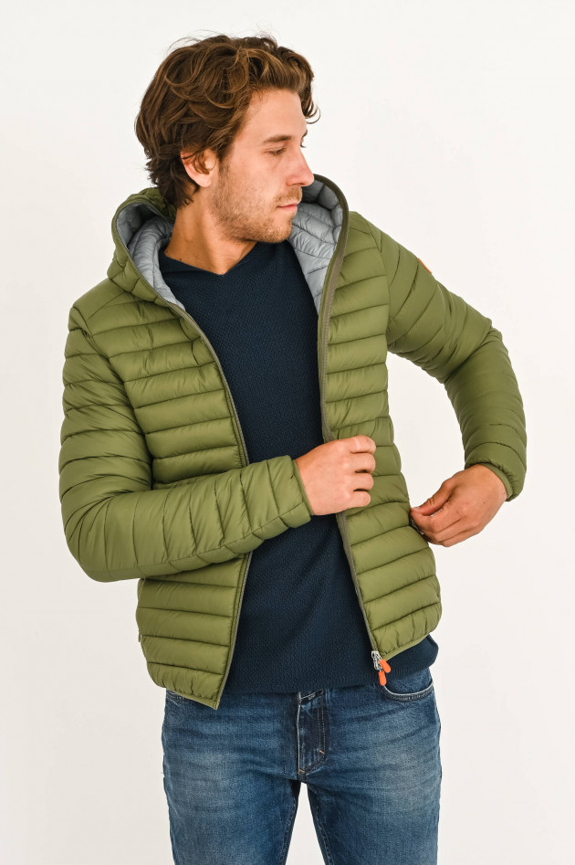 Save the duck Steppjacke in Oliv