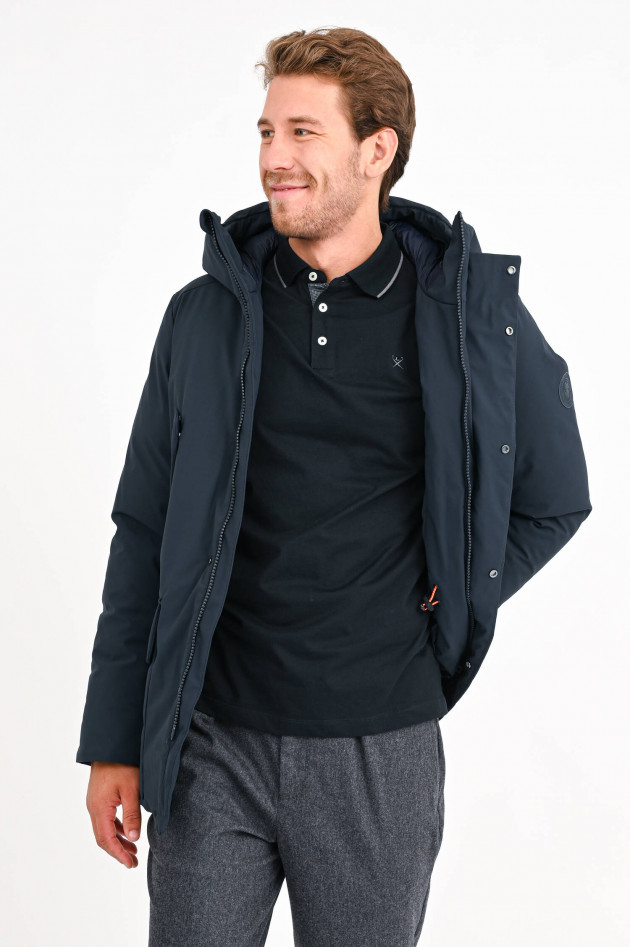 Save the duck Veganer Parka ELON in Schwarzblau