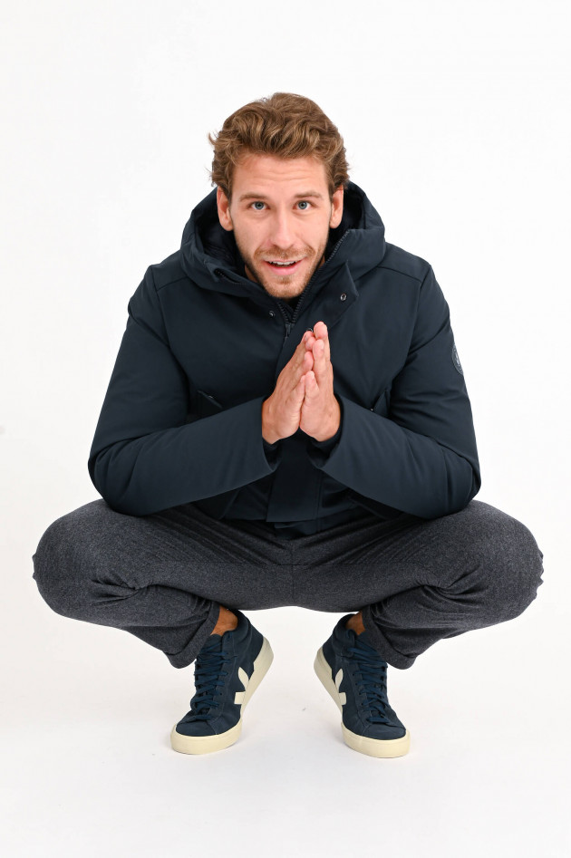 Save the duck Veganer Parka ELON in Schwarzblau