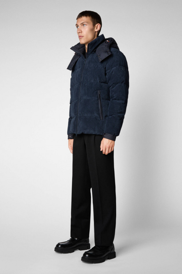 Save the duck Jacke ALBUS aus Cord in Marineblau
