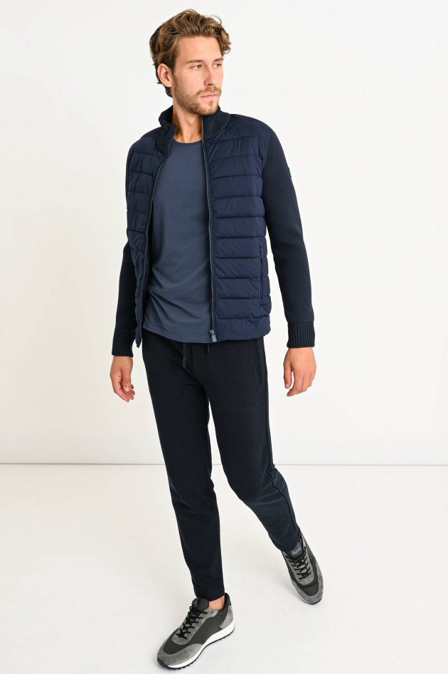 Save the duck Strickjacke mit Stepp-Einsatz REKY in Navy