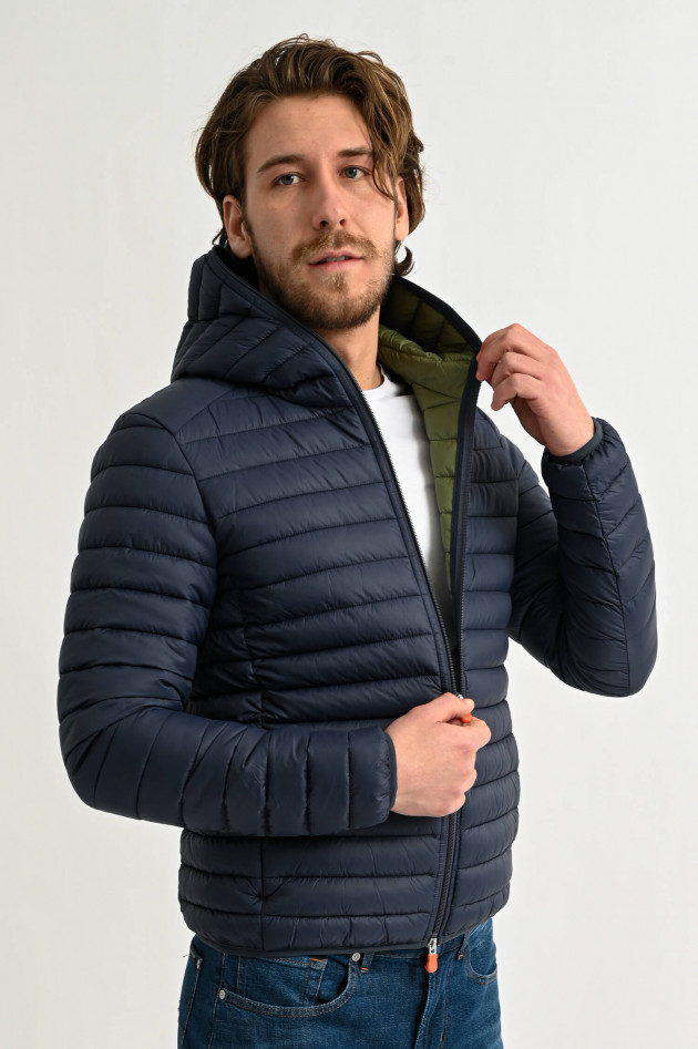 Save the duck Vegane Steppjacke DONALD in Navy