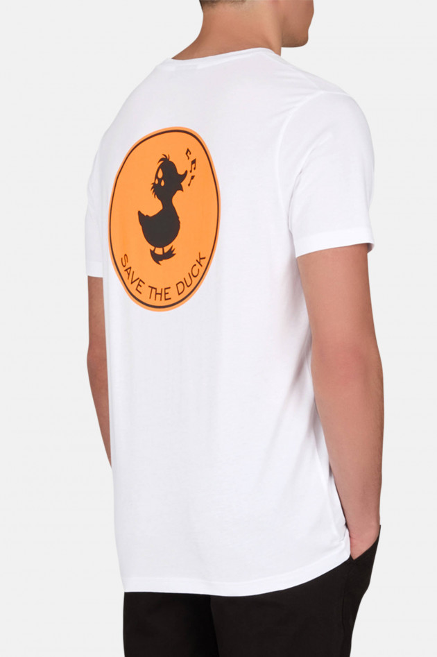 Save the duck Organig T-Shirt CHANGEMAKER in Weiß