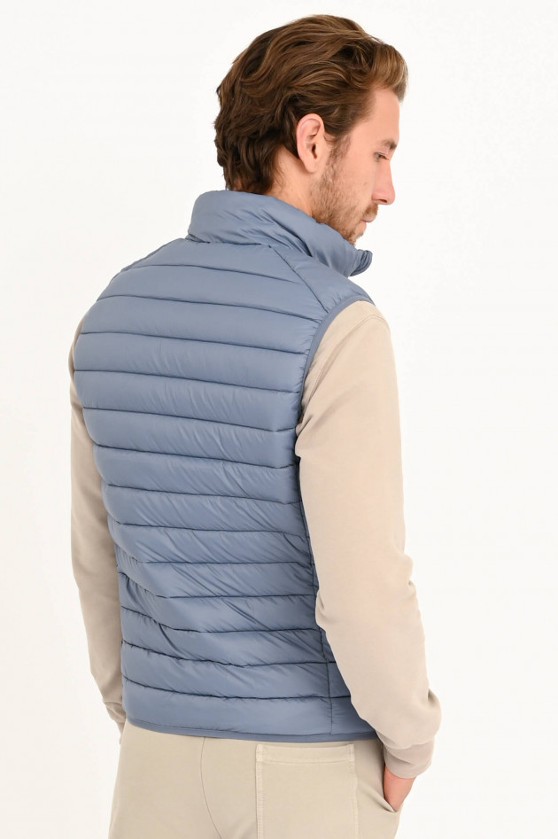 Save the duck Veganes Daunengilet in Schieferblau