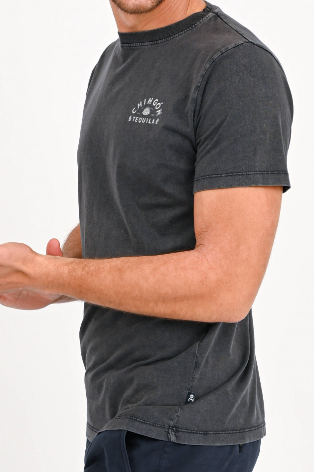 Scalpers T-Shirt mit Rückenprint in Anthrazit