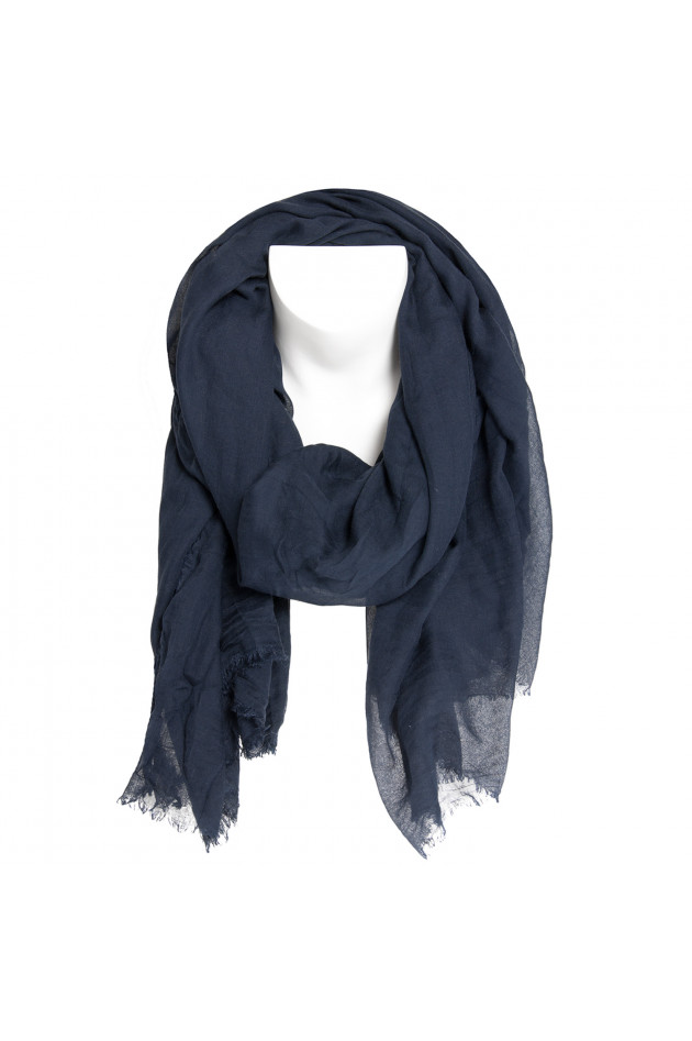 Faliero Sarti Schal BIATA in Navy