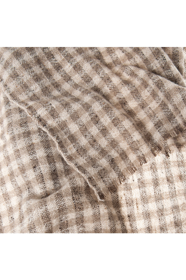 andrea's 1947 Schal gemustert in Beige/Braun