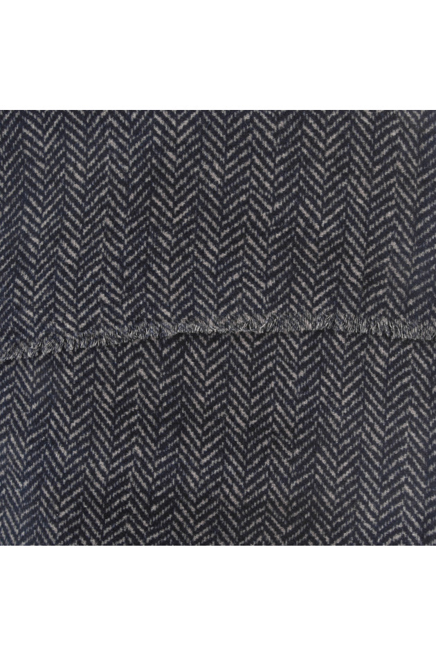 andrea's 1947 Schal gemustert in Blau