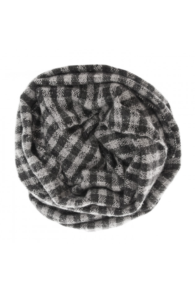 andrea's 1947 Schal gemustert in Schwarz/Grau