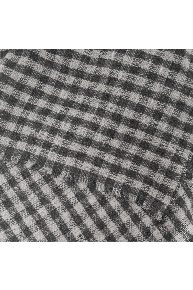 andrea's 1947 Schal gemustert in Schwarz/Grau