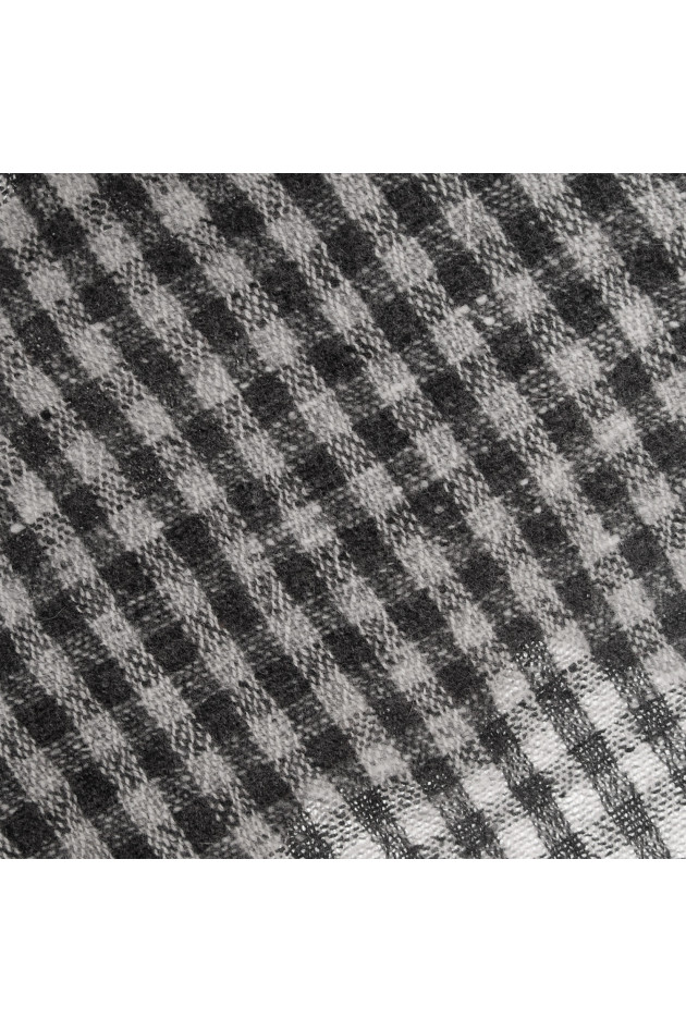andrea's 1947 Schal gemustert in Schwarz/Grau