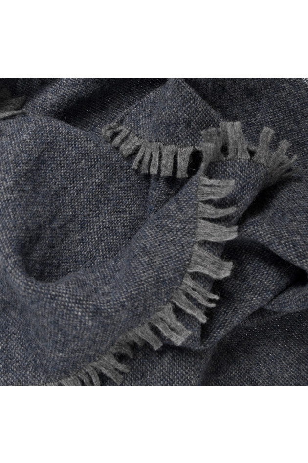 Pelo Schal in Blau