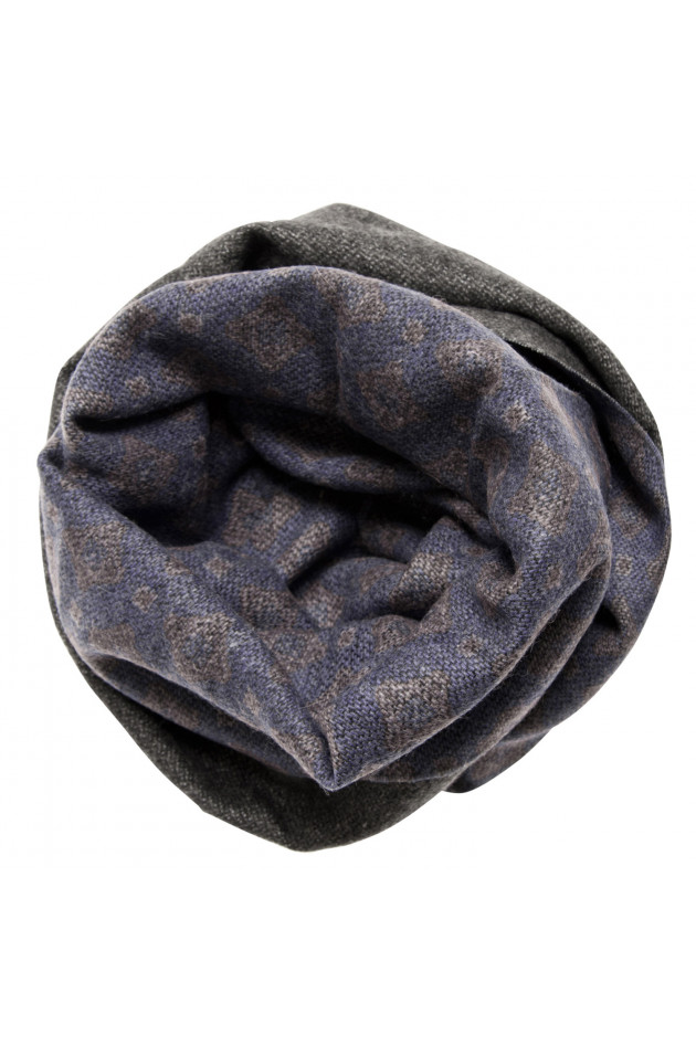 Hackett London Schal in Blau/Grau