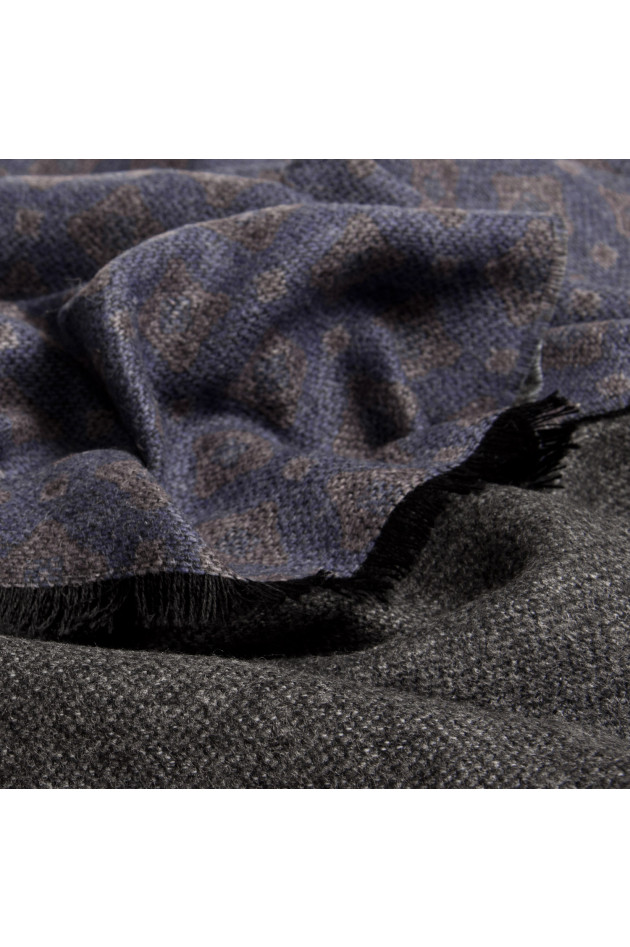 Hackett London Schal in Blau/Grau
