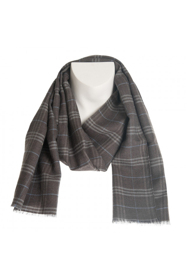Hackett London Schal in Braun gemustert