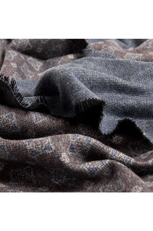 Hackett London Schal in Grau/Braun
