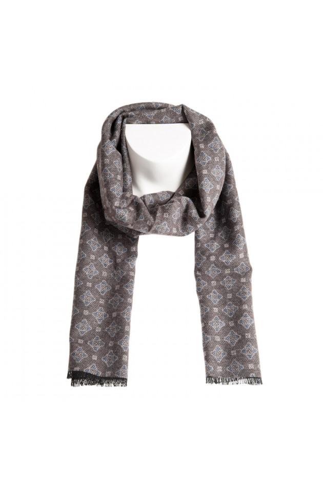 Hackett London Schal in Grau/Braun