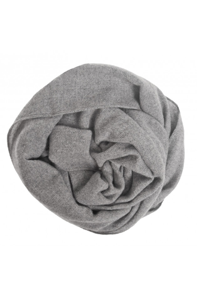 Pelo Schal in Grau