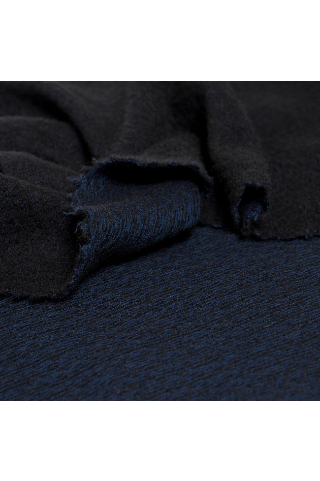 Faliero Sarti Schal in Navy gemustert