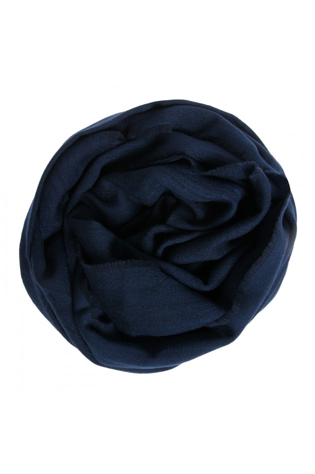 Etro Schal in Navy gemustert