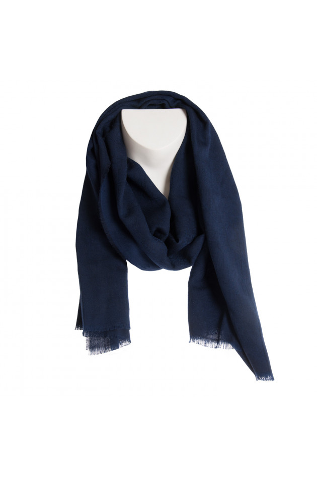 Etro Schal in Navy gemustert