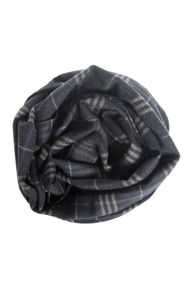 Hackett London Schal in Navy gemustert