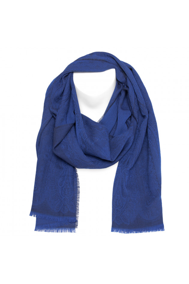 Etro Schal in Royal gemustert